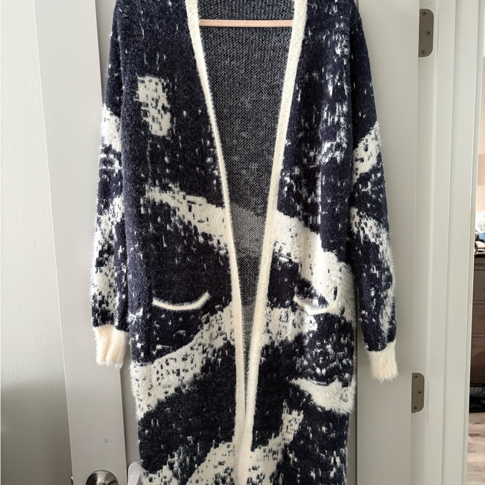 SAGE The Label Monochrome Women's Cardigan Size M